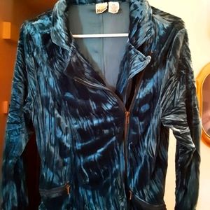 NWOT Kohls Mudd Velvet Moto Jacket Juniors XL Womans Large